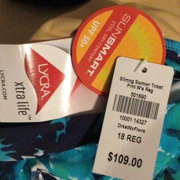 L.L. Bean Xtra Life one-piece Swimsuit 18 reg - Picture 7 of 7